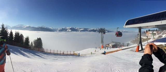 Austrian slopes - what a view for these Vibe Teachers!