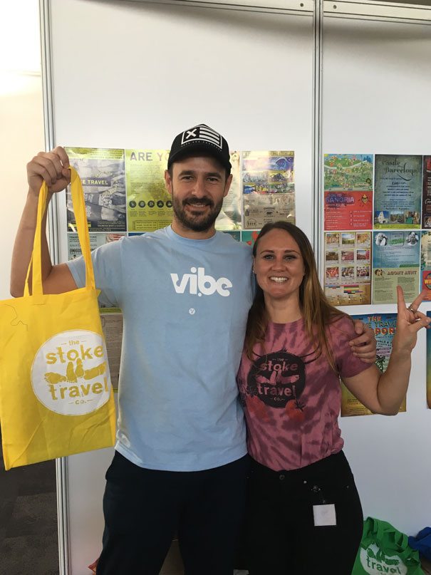Vibe Teaching with Stoke Travel at the TNT Travel Show 2016