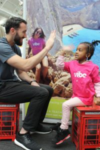 Vibe Teaching High Five at SEN Show London UK