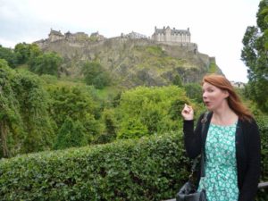 Vibe Teacher Caitlin exploring Edinburgh, Scotland