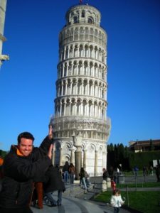 Vibe PE Teacher Ben exploring Pisa in Italy