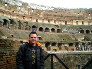 Vibe PE Teacher Ben exploring Rome in Italy