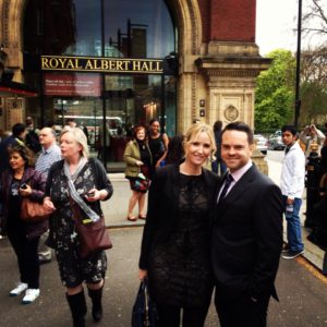 Vibe PE Teacher Ben watching a show at Royal Albert Hall in London