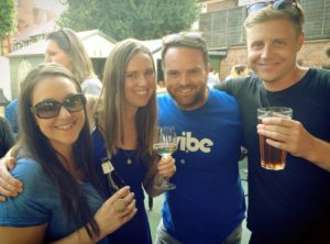 Vibe Teacher Ben enjoying some drinks at Vibe HQ