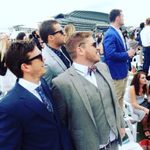 Vibe Teaching Agencies Jacob watching the Ascot Races in London