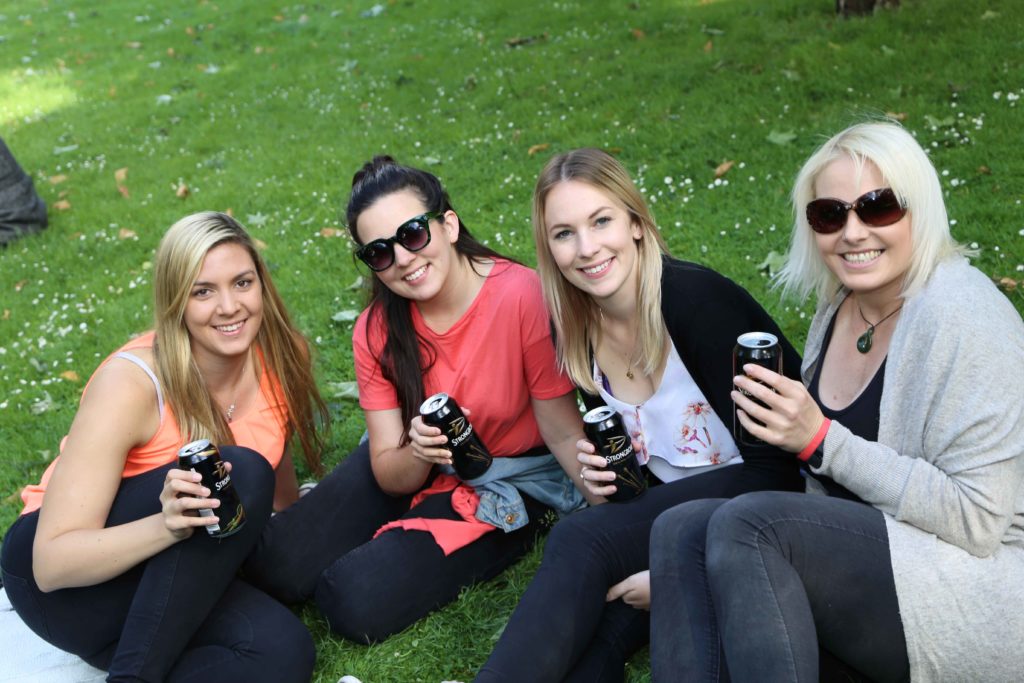 Enjoying the warm London summer weather are these Secondary Teachers