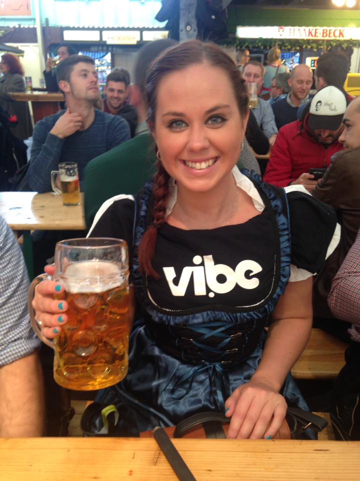 Vibe Teacher Emma enjoying her time out from teaching in London