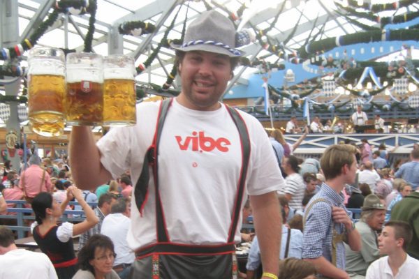 Teach in London Play in Europe like Matt from Vibe on Oktoberfest