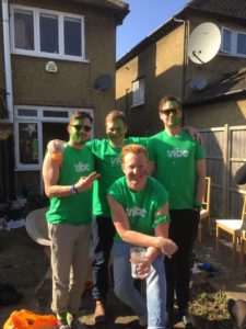 Viber Cameron at St Patrick's Day on a break From Primary Teaching in London