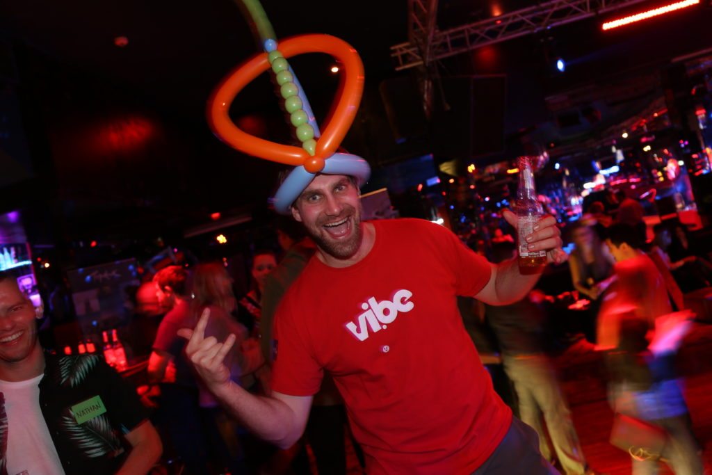 Vibe Teacher Cameron at London Teacher Party