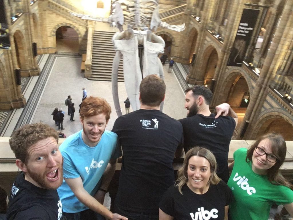 Vibe Teachers at the Natural History Museum in London