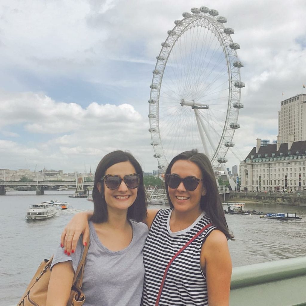 Mila from Vibe Teacher Recruitment at the London Eye