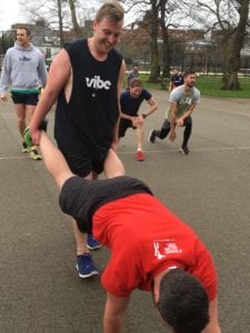 Vibe Teachers at a Park PT Session in the half term