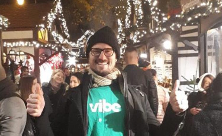 Adam from Vibe at Christmas Markets