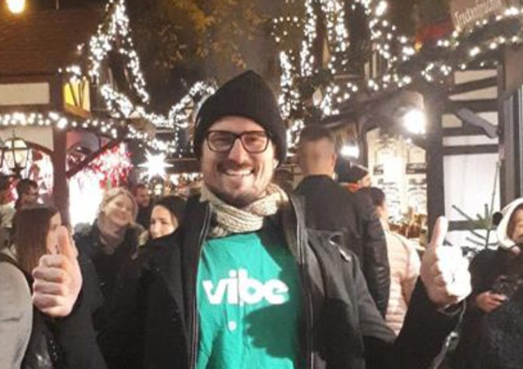 Adam from Vibe at Christmas Markets