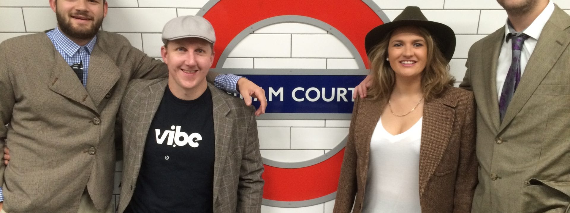 Vibe Teachers on the London Underground