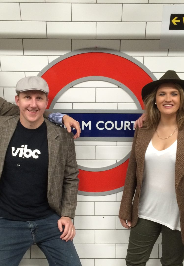 Vibe Teachers on the London Underground