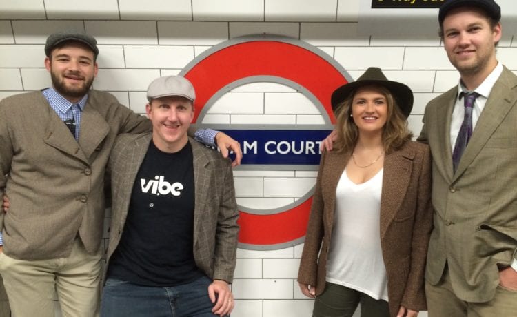 Vibe Teachers on the London Underground