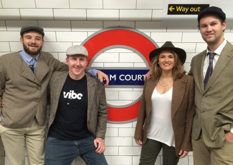 Vibe Teachers on the London Underground